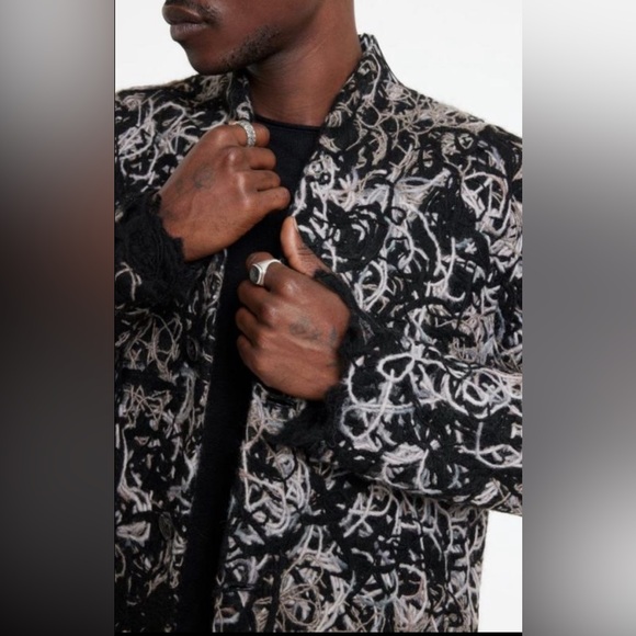 John Varvatos Macaiba Rare Coat Size Small Made In Italy New Without Tags - Picture 4 of 10